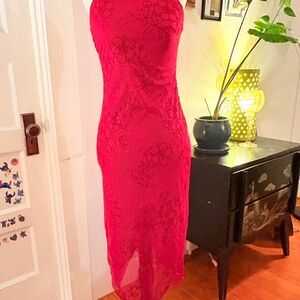 City Triangles Vtg. Women's Red Dress Size S